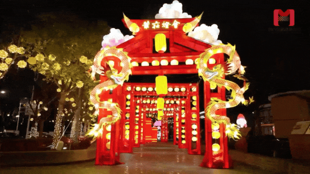 天博电竞官网APP下载湖开龙跃！2024莘庄灯会正式亮灯！年味满满尚有定制款咖啡、夜骑车(图3)